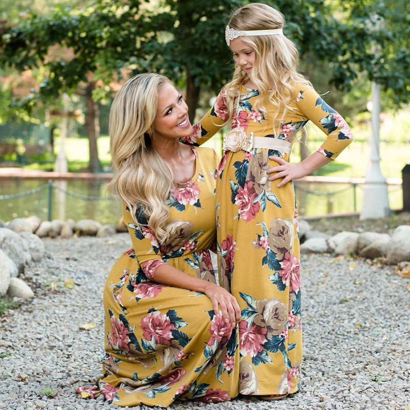 Robe Fleurie Petite Fille Et Maman Boheme
