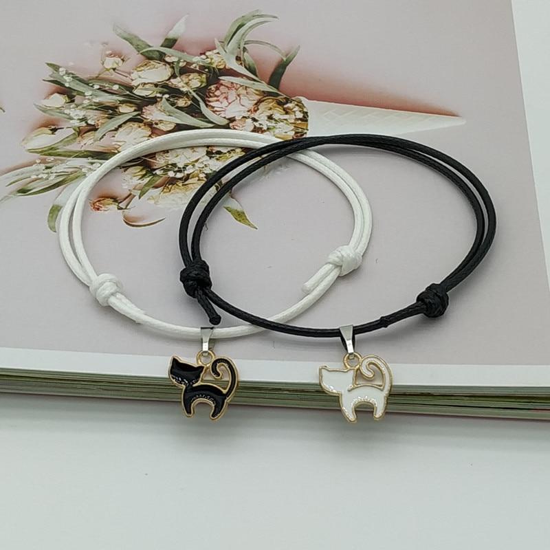 Bracelet Noir et Blanc Couple