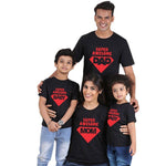 Tee Shirt Famille Assorti - Super Famille T Shirt Assorti Mon Mini Moi 