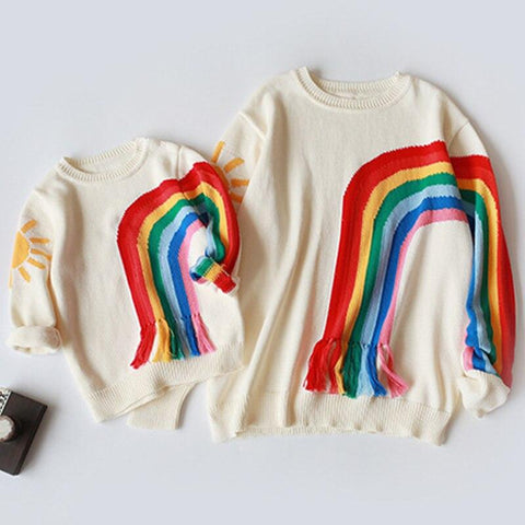 Pull de Noël assorti maman et fille