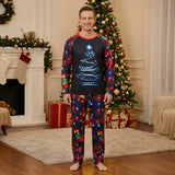 Pyjama Noel Famille Sapin lumineux