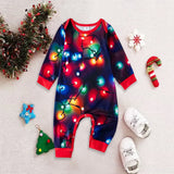 Pyjama Noel Famille Sapin lumineux