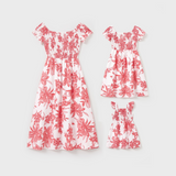 Meme Robe Mere Fille Fleuri
