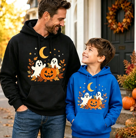 Pull Assorti Famille Halloween