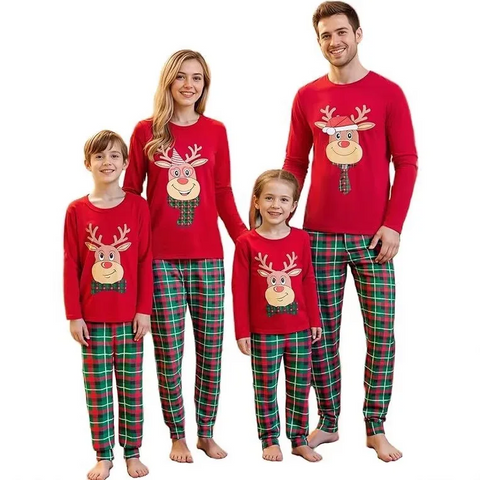 Pyjama de Noel Famille Renne
