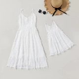 Robe Blanche Mere Fille