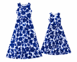 Robe Mere Fille Bleu Marine