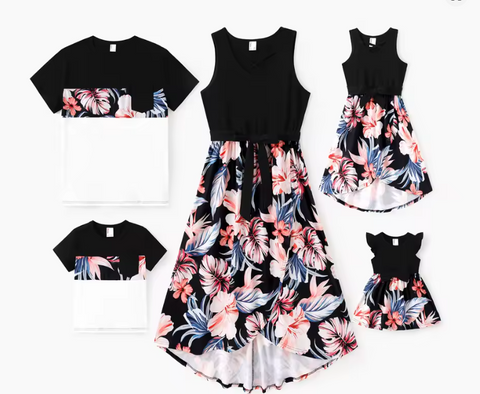 Robe mere fille florale LINDA - Mon Mini Moi