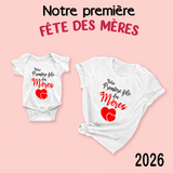 Tenue Assortie Maman Bébé – Première Fête des Mères