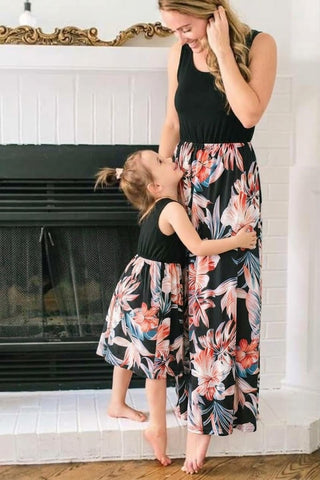 Belle Robe Maman Et Fille Pareille