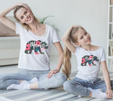 Tee shirt blanc à motif ours LINA - Mon Mini Moi
