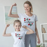 Tee shirt blanc à motifs fleuris NIKKI - Mon Mini Moi