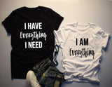 Tee shirt couple Everything - Mon Mini Moi