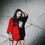 Tee shirt couple Rouge et noir - Mon Mini Moi