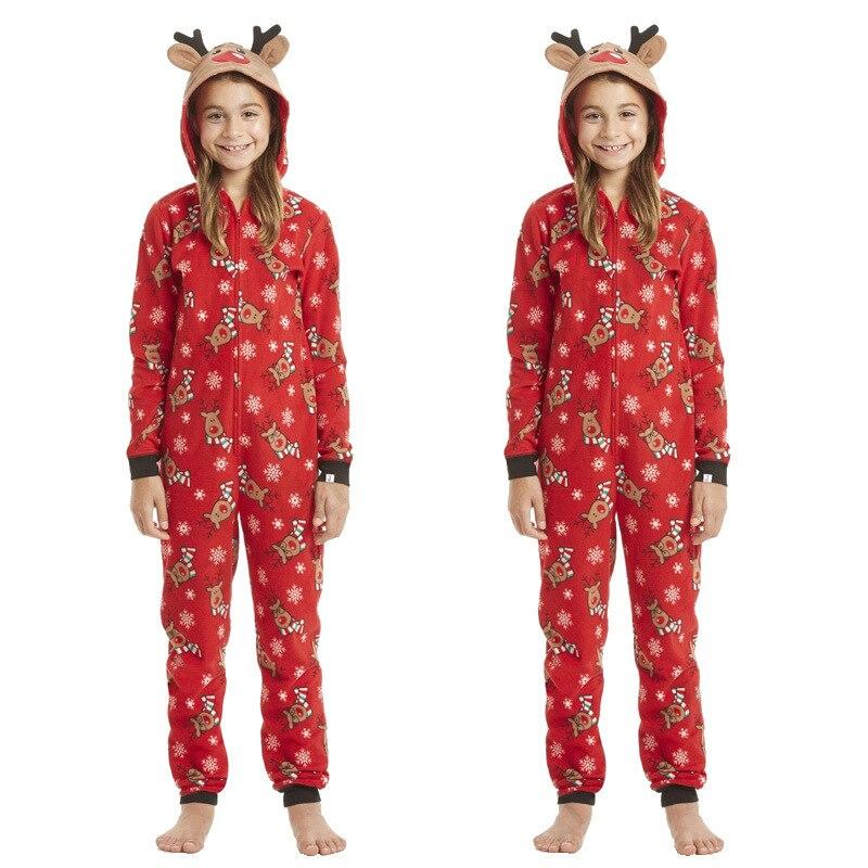 Pyjama De Noël Familial - Combinaison à Motifs Fêtes Pour Femmes, Hommes, Enfants - Doux Et Chaud