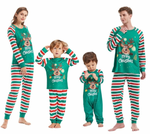 Pyjama Noel Famille à Rayures