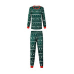 Pyjama De Noel Famille Kitch Vert