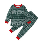 Pyjama De Noel Famille Kitch Vert