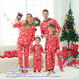 Pyjama Noel Famille Rouge Sapin