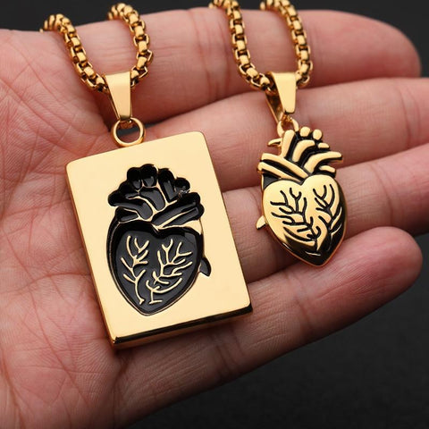 2 Pièces Acier Inoxydable Collier Couple Amoureux pour 2 2 Pièces Acier Inoxydable Collier Couple Amoureux pour 2