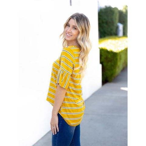 Haut Mere Fille Jaune Pulls et Tops Assortis Mon Mini Moi 