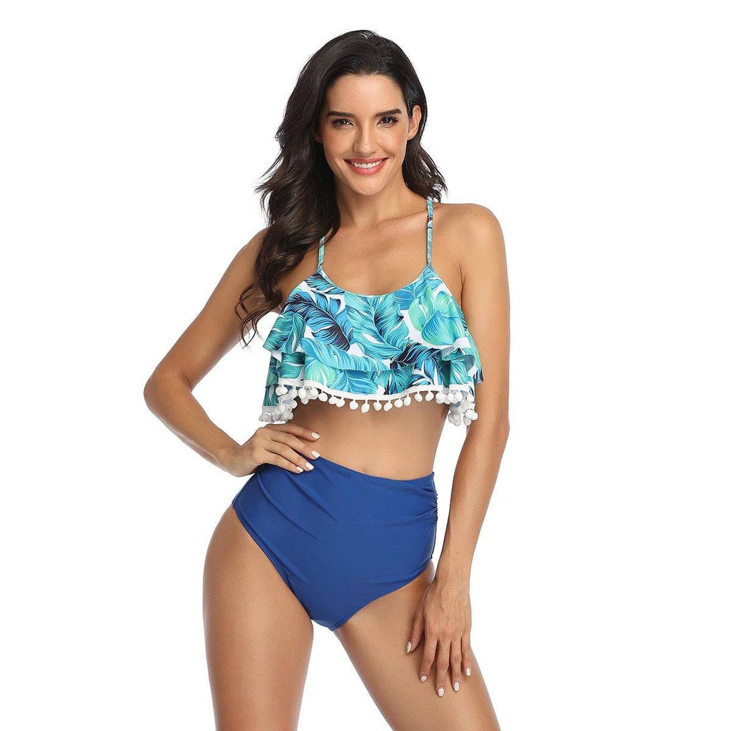 Maillot De Bain Sirène Fille 3 Pièces - Haut, Bas Et Jupe à Rabat, Polyester/spandex - 7