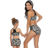 Maillot De Bain Mere Fille 2 Pieces Shorty Jungle Maillot de Bain Mere Fille Mon Mini Moi 