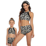 Maillot De Bain Mere Fille 2 Pieces Shorty Jungle Maillot de Bain Mere Fille Mon Mini Moi 