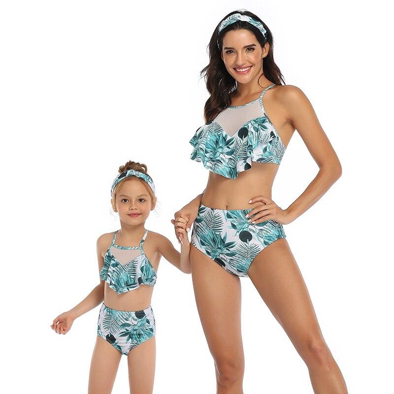 Maillot De Bain 3 Pièces Pour Fille – Haut + Slip + Cache-maillot Manches Courtes, Protection Solaire, Coloris Variés