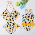 Maillot De Bain Mere Fille Tournesol Maillot de Bain Mere Fille Mon Mini Moi 