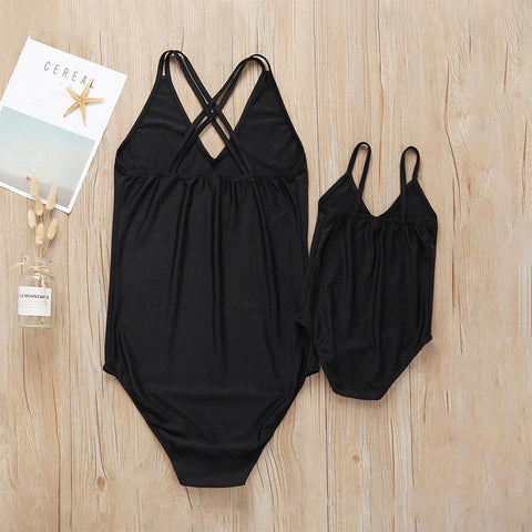 Maillot De Bain Mere Fille Une Piece Noir Maillot de Bain Mere Fille Mon Mini Moi 