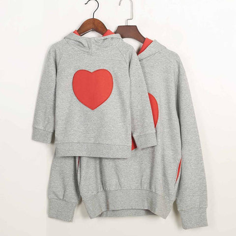 2018 Newest Desgin Mom Son Outfits Mommy and Me Mother Daughter Sweatshirt Clothes Family Matching Sweaters Cotton Spring Pull Mere Fille Mon Mini Moi rouge Maman S 