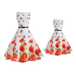 Robe Annee 50 Fille Et Mere Robe Mere Fille Mon Mini Moi 