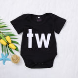 T-Shirt Assortis Enfants - BABY TWIN T Shirt Assorti Mon Mini Moi "TW" 3M 
