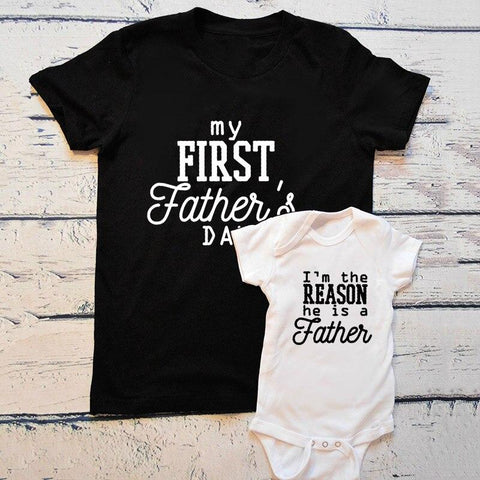 Beardo Matching Tees, T-shirts assortis père et fils, chemises