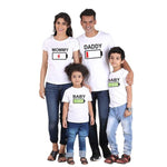 Tee shirt BATTERIE - Mon Mini Moi Dad mom and my surprise Store 