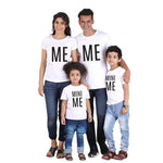 Tee shirt ME & MINI ME - Mon Mini Moi Dad mom and my surprise Store 