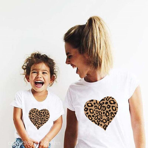 Tee Shirt Assorti Mere Fille Coeur Mon Mini Moi