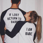 Tee shirt couple - LOST Manches longues OMSJ No.01 Store 