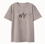Tee shirt couple - MR & MRS T-Shirts GM Design Store 