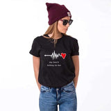 Tee shirt couple - MY HEART BELONG TO T-Shirts Shop4567053 Store 