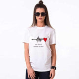 Tee shirt couple - MY HEART BELONG TO T-Shirts Shop4567053 Store 