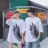 Tee shirt couple - WINGS T-Shirts Mavis flagship store 