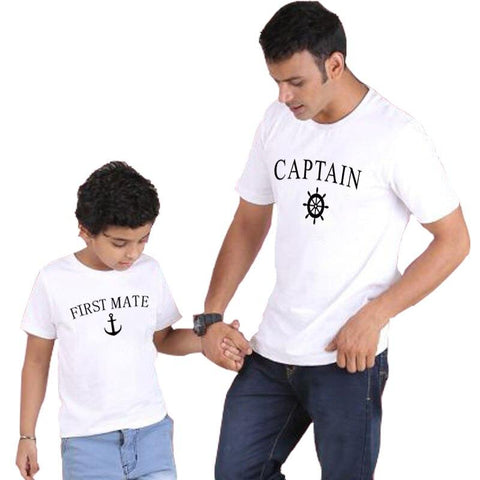 Tee Shirt Duo Pere Fils T Shirt Pere Fils Mon Mini Moi Blanc Papa M 