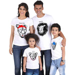 Tee Shirt Famille - Lion T Shirt Assorti Mon Mini Moi Blanc Papa M 